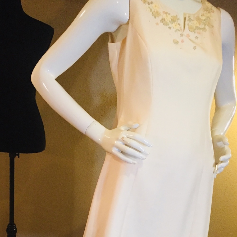 Ann Taylor 100% silk embroidered top dress